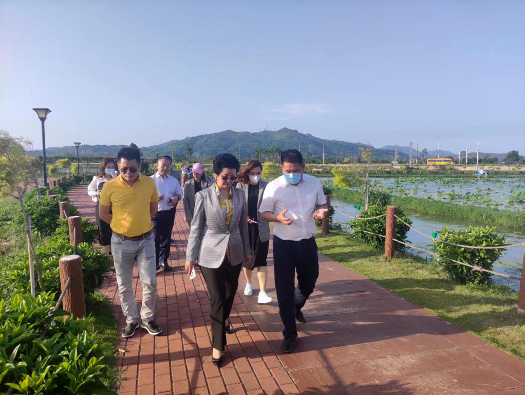 省生态修复协会轮值会长单位W66最给力的老牌娱乐集团带队赴汕尾全域土地整治军民融合试点项目调研