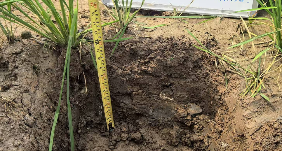 开启农业生产切合性评价，，我司首家举行耕地质量验收“侵入体”检测